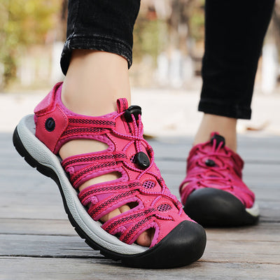 Sandalias Cómodas Talla Grande para Mujer - Diseño Moderno para Playa y Casual