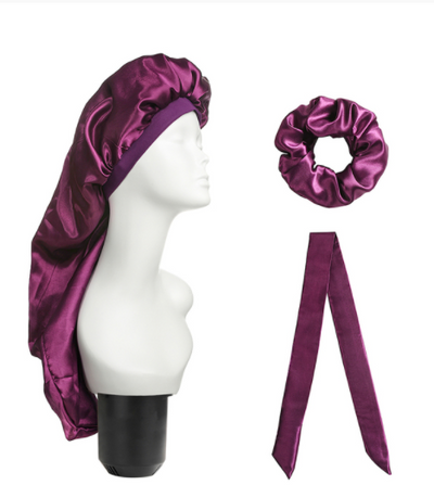 Turbante Trenzado para Cabello con Ala Ancha - Set de 3 Piezas - Image 10