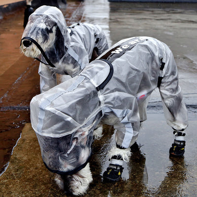Impermeable para Perros Completo de Cuatro Patas