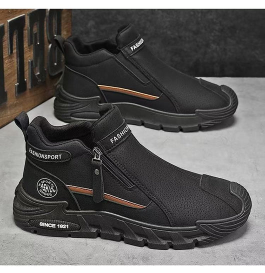 Zapatos de Trabajo Antideslizantes para Hombre con Cierre de Cremallera - Image 17