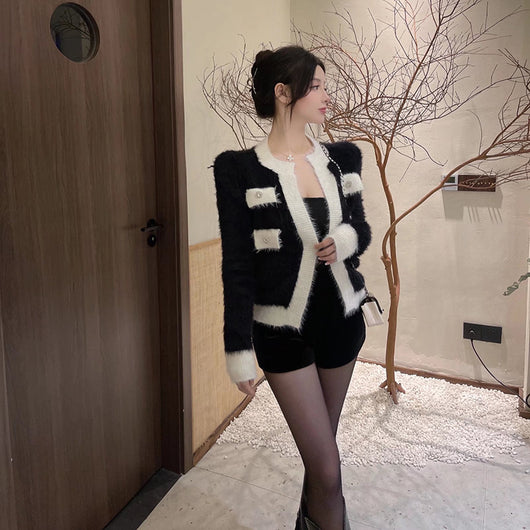Cardigan Tejido Suelto para Mujer - Abrigo Corto Suave y Acogedor - Image 12