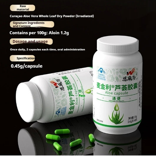 Cápsulas de Aloe Vera para la Salud Digestiva e Intestinal