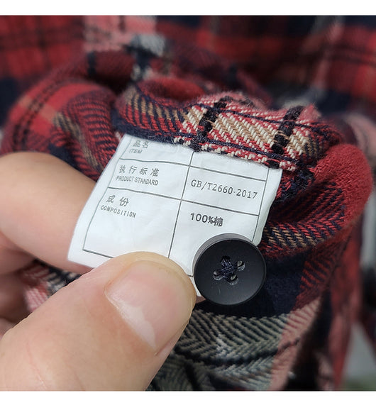 Camisa de Cuadros Verde en Algodón con Manga Larga - Image 19
