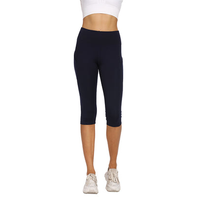 Leggins Deportivos Mujer con Estampado Floral y Bolsillos Funcionales - Image 7