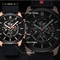 Reloj Deportivo NAVIFORCE para Hombre - Diseño Hueco Tres Agujas, Correa de Cuero y Resistencia al Agua