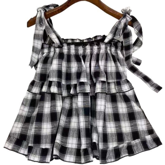 Blusa Sin Mangas Estilo Western con Volantes - Diseño Juvenil y Moderno - Image 5