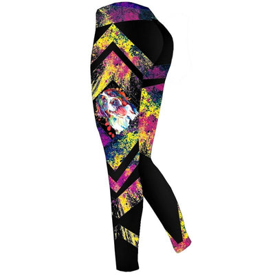 Pantalones Cintura Alta con Estampado Geométrico de Puntos - Image 14