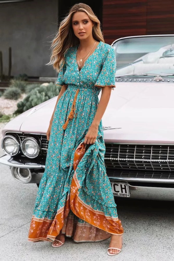 Vestido Bohemio Escote V