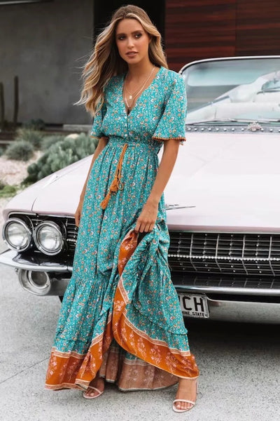 Vestido Bohemio Escote V