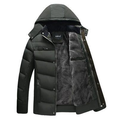 Chaqueta Acolchada de Plumas para Hombre Tallas Grandes - Image 12