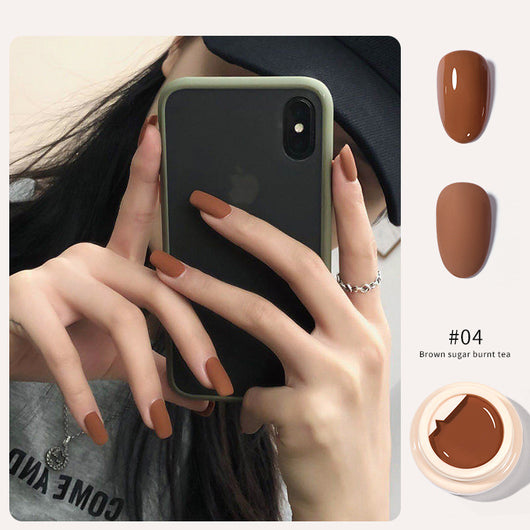 Lata Sólida Color Caramelo Estilo Japonés - Colección Otoño Temprano - Image 6