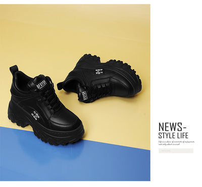 Zapatos Deportivos Dad Shoes con Suela Elevada y Cuero Suave Premium - Image 14