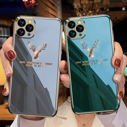 Funda de Teléfono Apple con Electrochapado Elk Premium