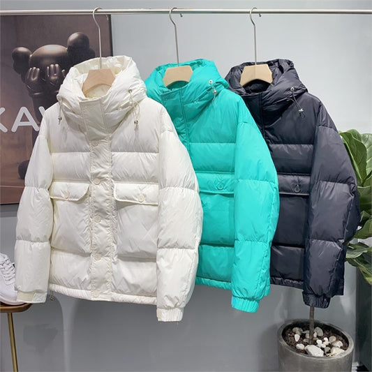 Abrigo de Algodón Grueso Unisex - Chaqueta Casual Holgada para Parejas