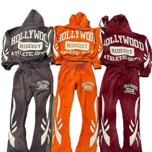 Conjunto de Sudadera y Pantalón Estampado Corte Holgado para Hombre - Image 2