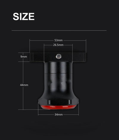 Luz Trasera LED Personalizada para Bicicleta - Seguridad Nocturna - Image 2
