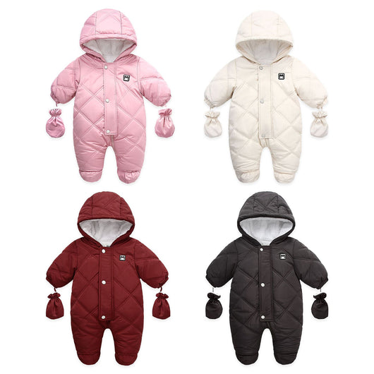 Mameluco Infantil Térmico con Capucha y Guantes Integrados - Image 24