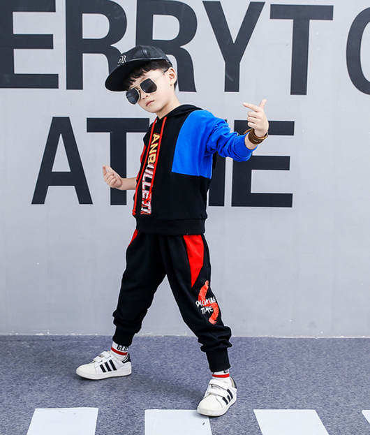 Conjunto Deportivo Infantil Coreano Primavera - Sudadera y Pantalón para Niños Grandes - Image 6