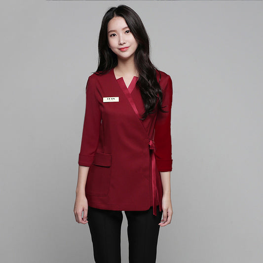 Uniforme de Estética Coreano para Técnicos de Belleza y Salud