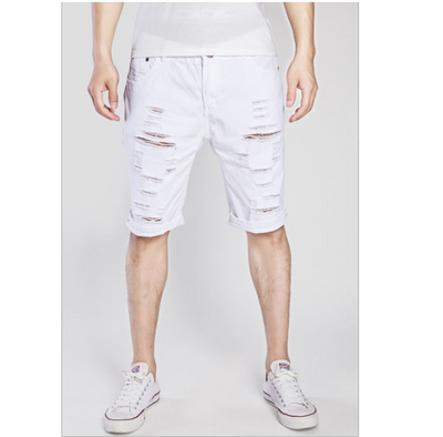 Shorts Casuales Desgastados para Hombre - Image 8