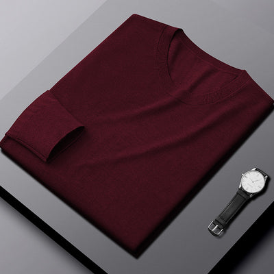 Cardigan Ultradelgado Hombre - Suéter Básico Cuello Redondo - Image 18