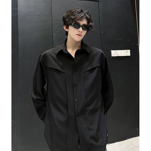 Camisa de Manga Larga Premium Ruoshuai para Hombre - Otoño - Image 7