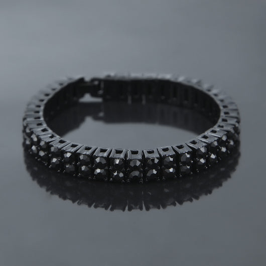 Pulsera de Dos Filas con Cristales para Hombre - Image 6