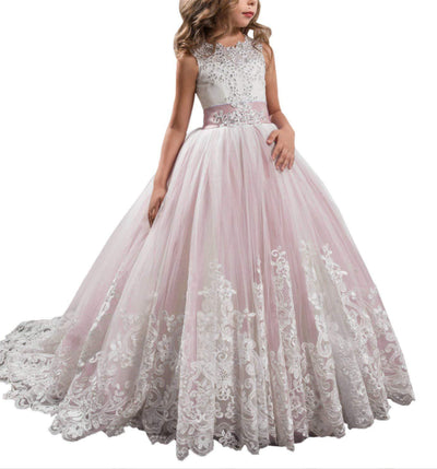 Vestido de Fiesta Infantil con Encaje - Diseño Europa y EE.UU. - Image 12
