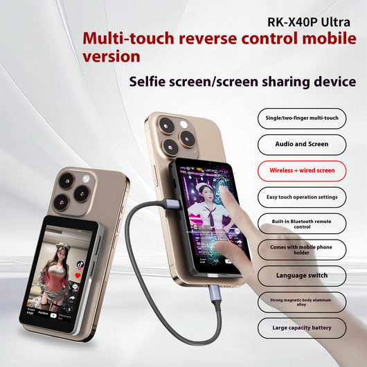 Lente de Zoom para Móvil con Pantalla Táctil y Sujeción Magnética - Image 4