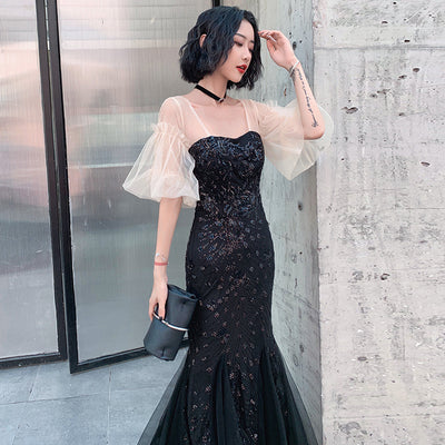 Vestido de Noche Sirena Elegante de Celebridad - Image 11