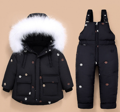 Conjunto de Abrigo Acolchado para Niña - Chaqueta y Pantalón Térmico Invierno - Image 3