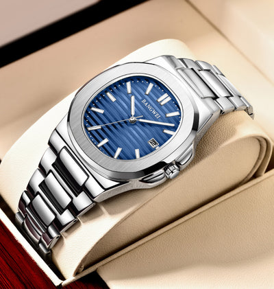 Reloj Hombre Acero Inoxidable Resistente al Agua con Esfera Luminosa - Image 28