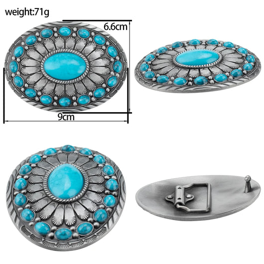Cinturón Decorativo Grabado Estilo Retro Europeo para Mujer - Image 22