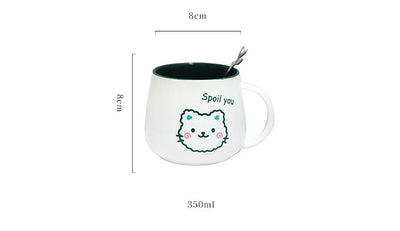 Taza de Cerámica con Diseño de Animales Lindos - Image 6