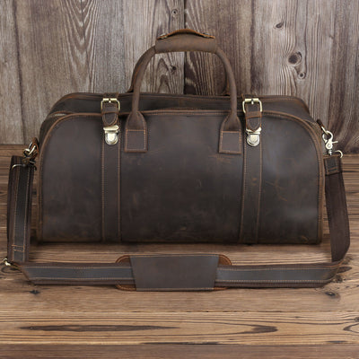 Bolso Bandolera de Cuero Genuino - Casual para Viajes