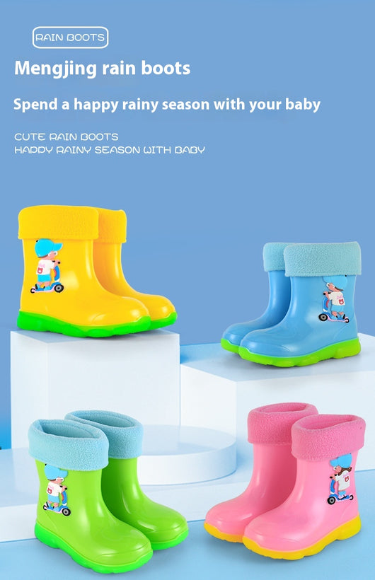 Botas de Lluvia Impermeables Desmontables para Niños con Suela Antideslizante - Image 17