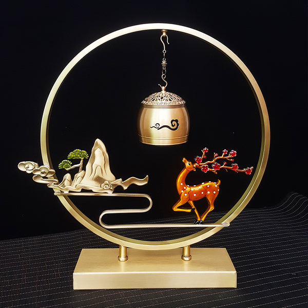 Artesanía de Cobre China con Luz, Sonido y Aromaterapia