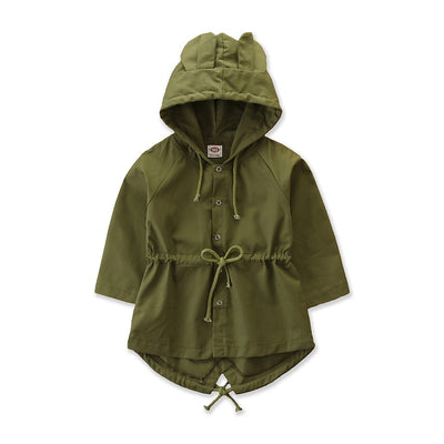 Abrigo Impermeable Infantil con Orejas de Conejo - Image 9