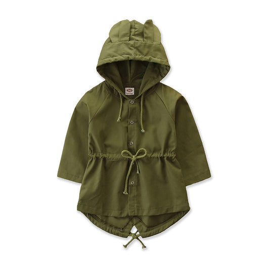 Abrigo Impermeable Infantil con Orejas de Conejo - Image 9