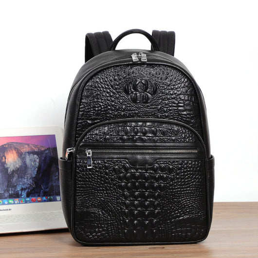 Mochila de Cuero para Viajes - Diseño Moderno para Hombre - Image 3