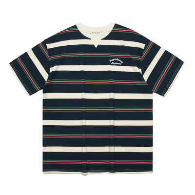 Camiseta Manga Corta con Rayas Contrastantes para Hombre - Image 5