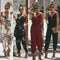 Jumpsuit Escotado con Bolsillos y Tirantes Ajustables - Diseño Sensual y Moderno