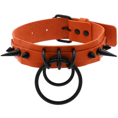 Collar Choker Punk con Remaches y Hebilla - Unisex Negro - Image 29