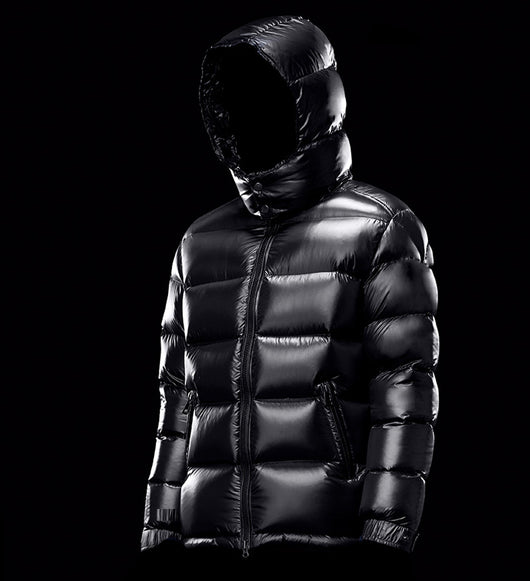 Chaqueta Acolchada de Plumas de Pato Blanco Cálido para Hombre - Image 4
