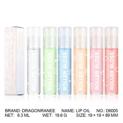 Brillo Labial Perlado Transparente con Brillantes - Efecto Espejo Luminoso - Image 5