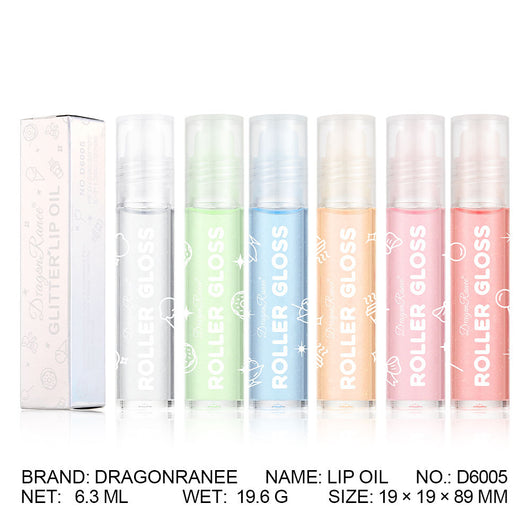 Brillo Labial Perlado Transparente con Brillantes - Efecto Espejo Luminoso - Image 5