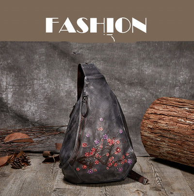 Bolsa Sostén Bordada con Relieve y Colores Vibrantes