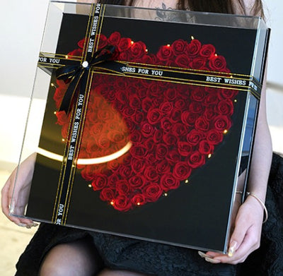 Ramo de Flores Eternas para San Valentín y Cumpleaños en Caja de Regalo - Image 12