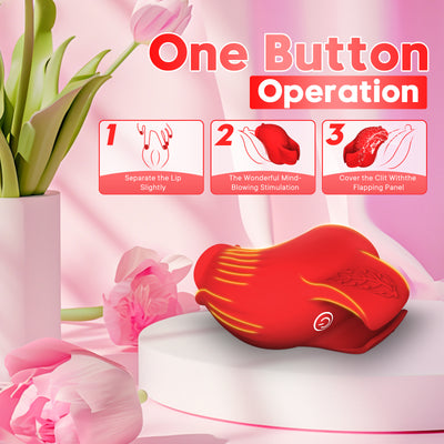 Estimulador de Dedo con Diseño de Rosa - Image 7