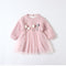 Vestido de Terciopelo para Niña Talla Plus